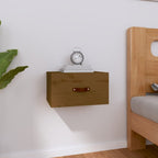 Comodino a Muro ambra 40x29,5x22 cm
