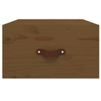 Comodini a Muro 2 pz ambra 40x29,5x22 cm