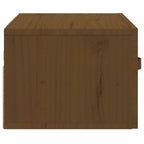 Comodini a Muro 2 pz ambra 40x29,5x22 cm