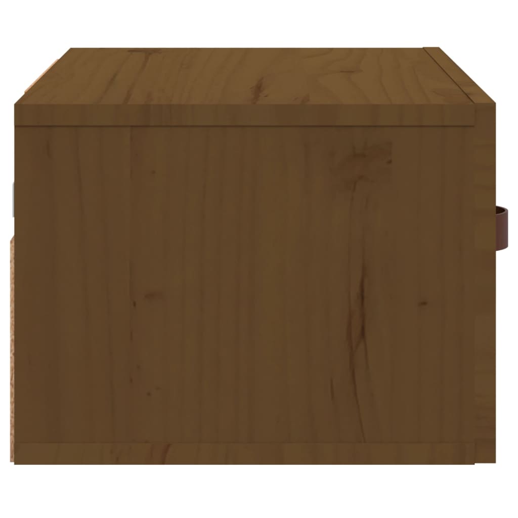 Comodini a Muro 2 pz ambra 40x29,5x22 cm