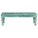 Tavolino da Salotto 110x50x34 cm in Legno Massello di Recupero