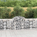 Cesti Gabbioni ad Arco 3 pz 200x50x80/100 cm Ferro Zincato