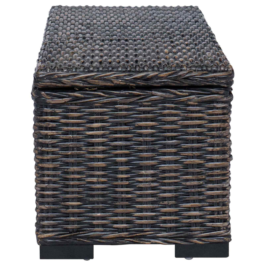 Scatola di Stoccaggio con archiviazione Nero 110 x 35 x 45 cm