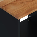 Tavolino da Soggiorno 40x31x46 cm Massello Acacia e Multistrato
