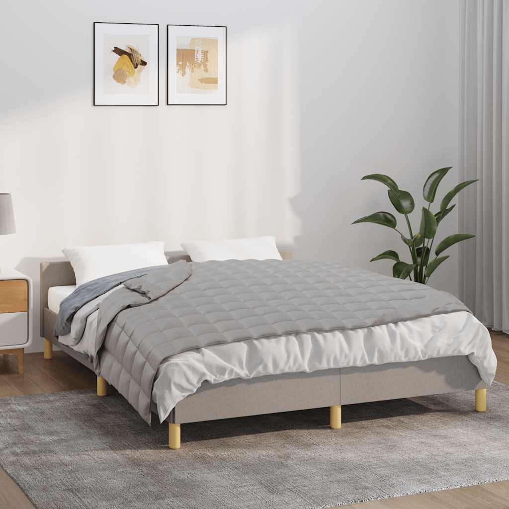 Coperta Ponderata Grigia 120 x 180 cm 5 kg Tessuto