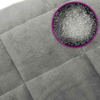 Coperta Ponderata Grigia 138x200 cm 10 kg Tessuto