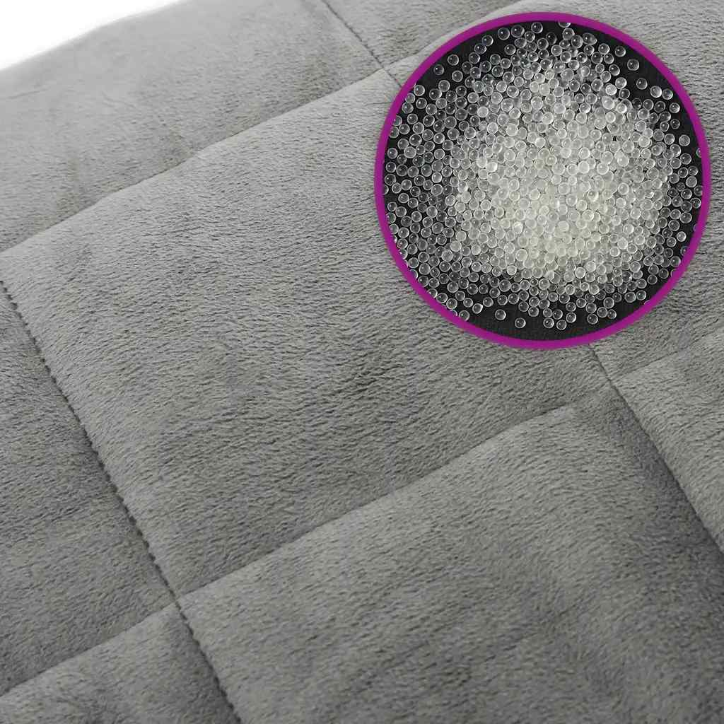 Coperta Ponderata Grigia 150x200 cm 11 kg Tessuto