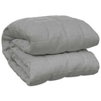 Coperta Ponderata Grigia 155x220 cm 7 kg Tessuto