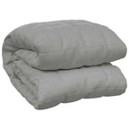 Coperta Ponderata Grigia 200x225 cm 9 kg Tessuto