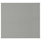 Coperta Ponderata Grigia 200x225 cm 9 kg Tessuto
