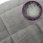 Coperta Ponderata Grigia 220x235 cm 15 kg Tessuto
