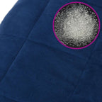 Coperta Ponderata Blu 220x235 cm 11 kg Tessuto