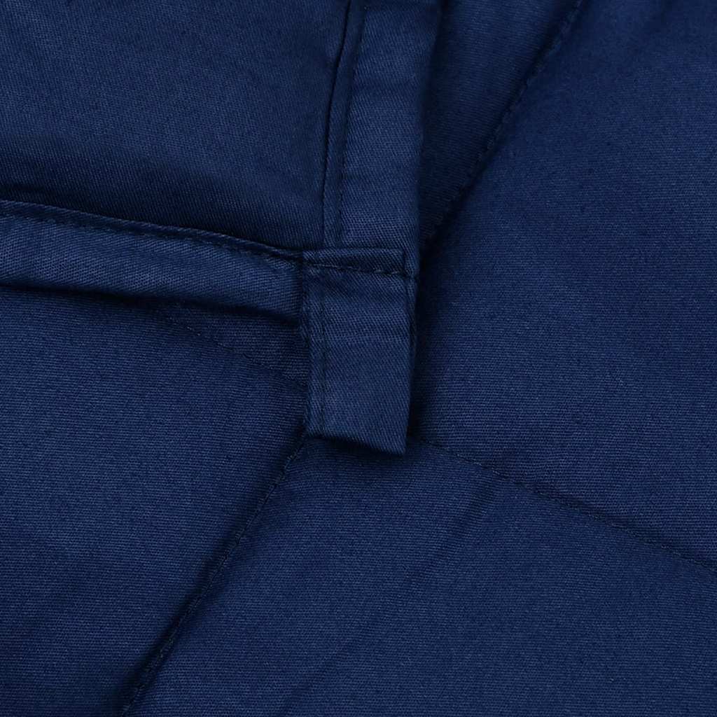 Coperta Ponderata Blu 220x260 cm 11 kg Tessuto