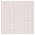 Coperta Ponderata Crema Chiaro 200x200 cm 9 kg Tessuto