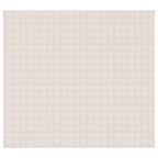 Coperta Ponderata Crema Chiaro 200x225 cm 9 kg Tessuto