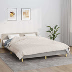 Coperta Ponderata Crema Chiaro 200x225 cm 13 kg Tessuto