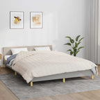 Coperta Ponderata Crema Chiaro 220x235 cm 15 kg Tessuto