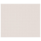 Coperta Ponderata Crema Chiaro 220x260 cm 11 kg Tessuto