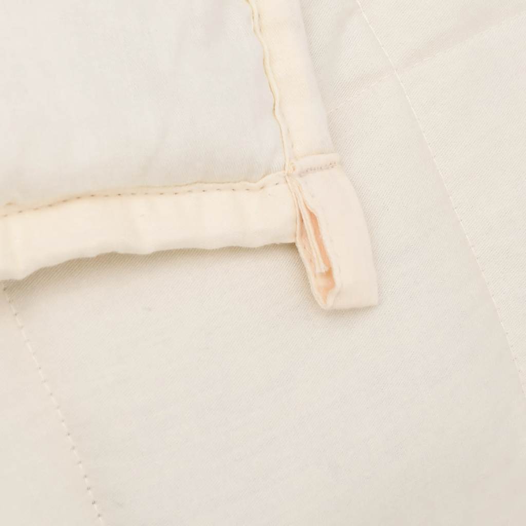 Coperta Ponderata Crema Chiaro 235x290 cm 11 kg Tessuto