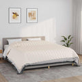 Coperta Ponderata Crema Chiaro 235x290 cm 15 kg Tessuto