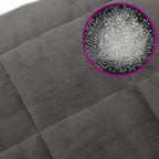 Coperta Ponderata Grigia 120x180 cm 9 kg Tessuto