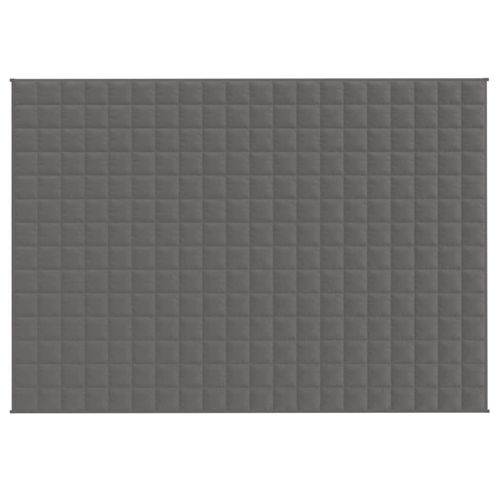 Coperta Ponderata Grigia 138x200 cm 10 kg Tessuto