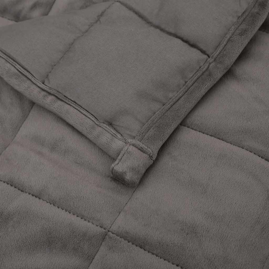 Coperta Ponderata Grigia 138x200 cm 10 kg Tessuto