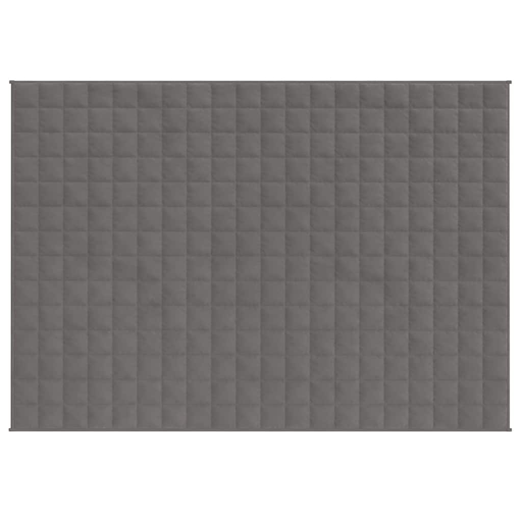 Coperta Ponderata Grigia 150x200 cm 7 kg Tessuto