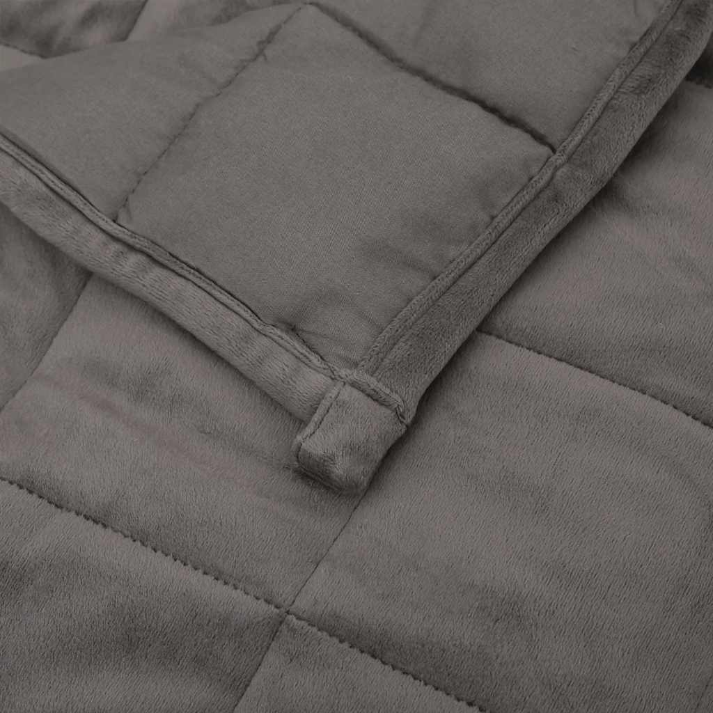 Coperta Ponderata Grigia 150x200 cm 11 kg Tessuto