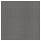 Coperta Ponderata Grigia 200x200 cm 13 kg Tessuto