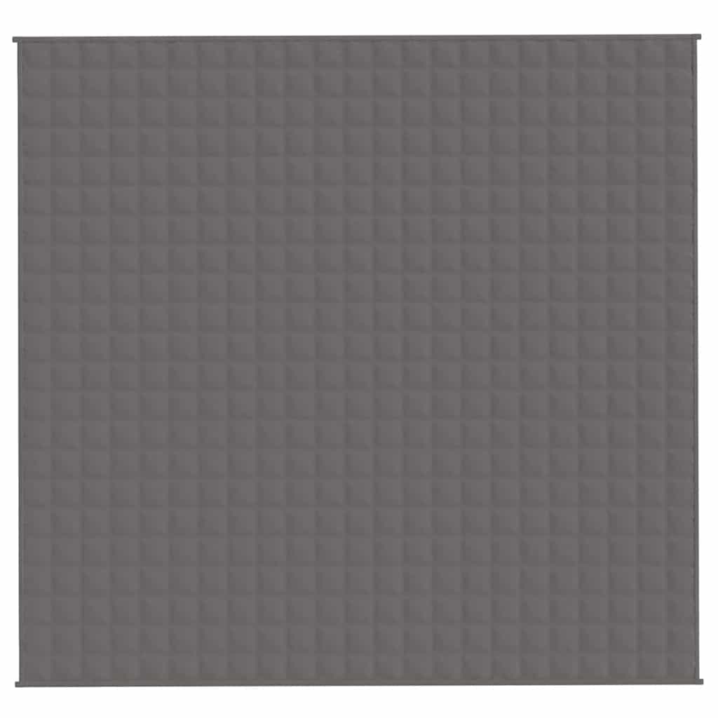 Coperta Ponderata Grigia 220x235 cm 11 kg Tessuto