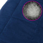 Coperta Ponderata Blu 138x200 cm 10 kg Tessuto