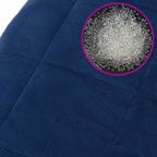 Coperta Ponderata Blu 100x200 cm 9 kg Tessuto