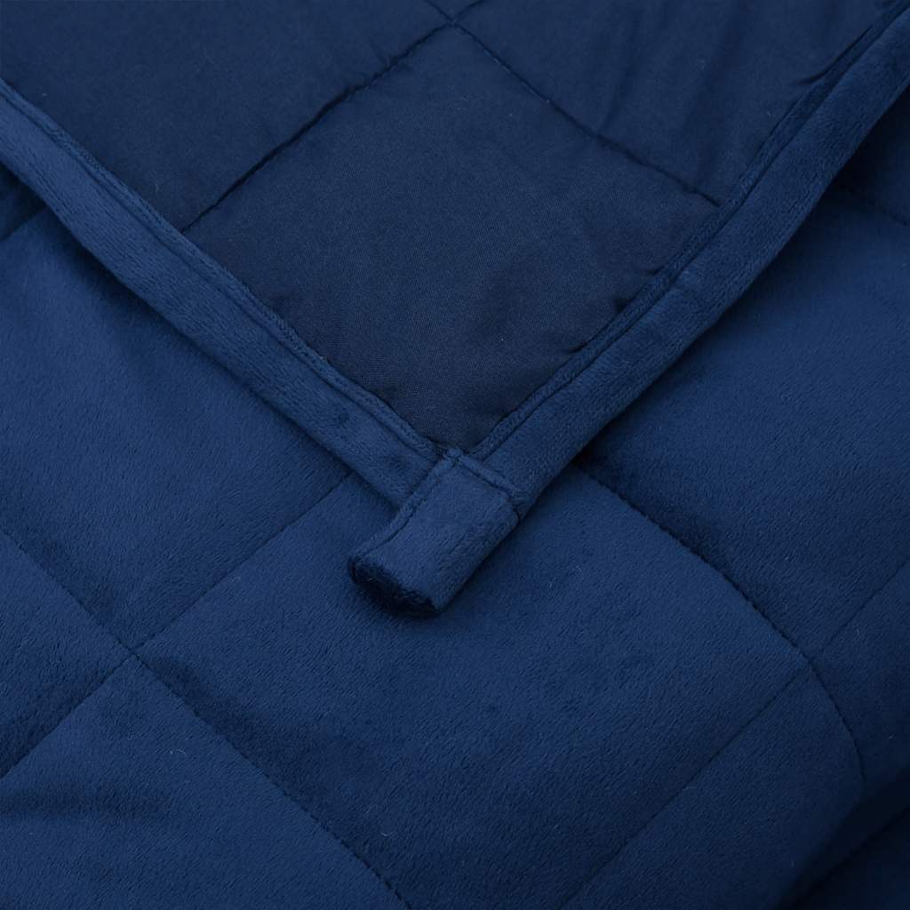 Coperta Ponderata Blu 200x200 cm 13 kg Tessuto