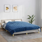 Coperta Ponderata Blu 200x225 cm 13 kg Tessuto