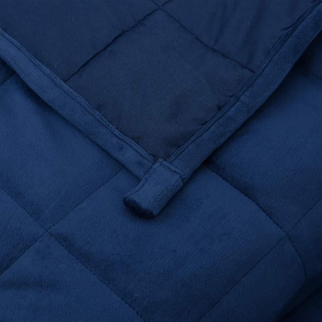 Coperta Ponderata Blu 220x260 cm 11 kg Tessuto