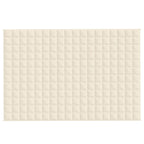 Coperta Ponderata Crema Chiaro 120x180 cm 5 kg Tessuto