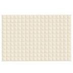 Coperta Ponderata Crema Chiaro 120x180 cm 9 kg Tessuto
