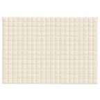 Coperta Ponderata Crema Chiaro 138x200 cm 10 kg Tessuto