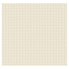 Coperta Ponderata Crema Chiaro 220x235 cm 15 kg Tessuto