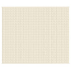 Coperta Ponderata Crema Chiaro 220x260 cm 15 kg Tessuto