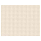 Coperta Ponderata Crema Chiaro 235x290 cm 11 kg Tessuto