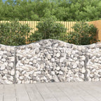 Cesto Gabbione ad Arco 200x50x100/120 cm Ferro Zincato