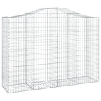 Cesto Gabbione ad Arco 200x50x140/160 cm Ferro Zincato