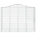 Cesto Gabbione ad Arco 200x50x140/160 cm Ferro Zincato