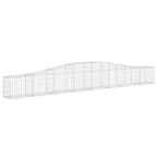 Cesto Gabbione ad Arco 400x30x40/60 cm Ferro Zincato