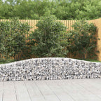 Cesto Gabbione ad Arco 400x30x40/60 cm Ferro Zincato
