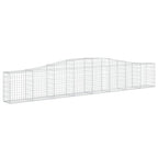 Cesto Gabbione ad Arco 400x30x60/80 cm Ferro Zincato