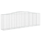 Cesto Gabbione ad Arco 400x50x120/140 cm Ferro Zincato