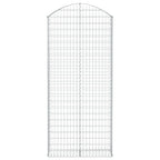 Cesto Gabbione ad Arco 100x30x220/240 cm Ferro Zincato